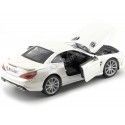 Cochesdemetal.es 2009 Mercedes-Benz SL 65 AMG Hardtop Blanco 1:24 Bburago 21066