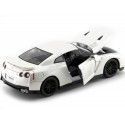 Cochesdemetal.es 2009 Nissan GT-R R35 Blanco Perla 1:24 Bburago 21082