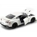 Carsdemetal.es 2009 nissan gt-r r35 pérola branca 1:24 bburago 21082