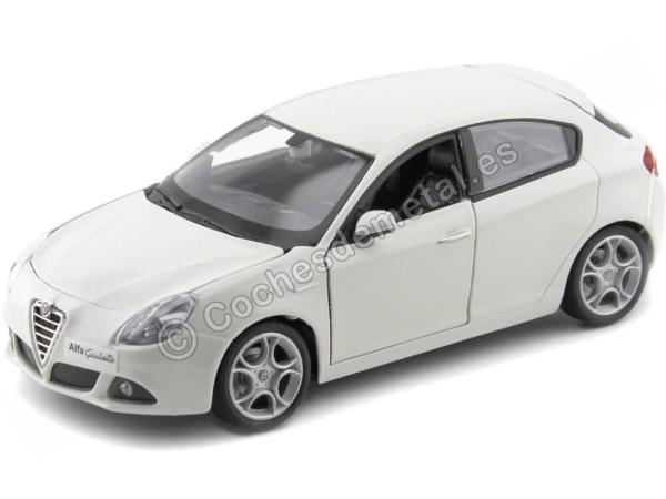 Cochesdemetal.es 2010 Alfa Romeo Giulietta Blanco Perla 1:24 Bburago 22128