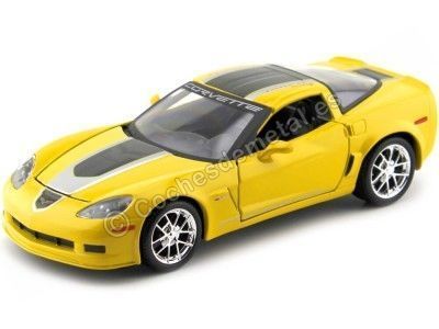 Cochesdemetal.es 2009 Chevrolet Corvette Z06 GT1 Amarillo 1:24 Food 31203