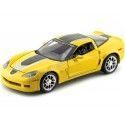 Cochesdemetal.es 2009 Chevrolet Corvette Z06 GT1 Amarillo 1:24 Food 31203