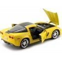 Cochesdemetal.es 2009 Chevrolet Corvette Z06 GT1 Amarillo 1:24 Food 31203