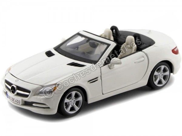 Cochesdemetal.es 2011 Mercedes-Benz Slk-Class R172 Roadster Blanco 1:24 Food 31206