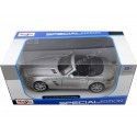 Carsdemetal.es 2011 Mercedes-Benz SLS AMG 6.3 Roadster cinza metálico 1:24 Maisto 31272