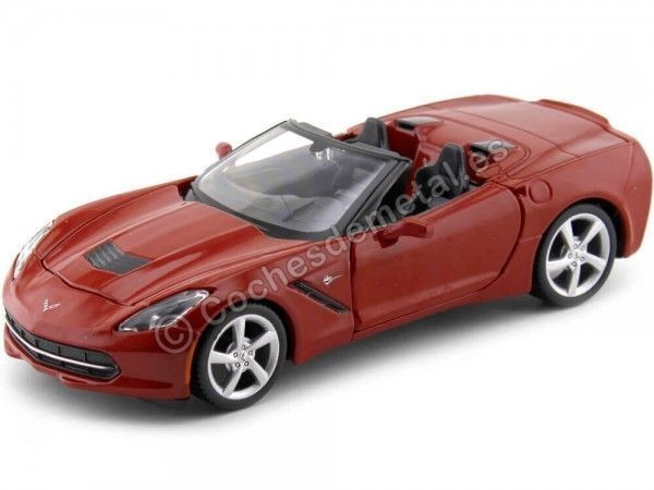 Cochesdemetal.es 2014 Chevrolet Corvette Stingray Cabrio Rojo 1:24 Food 31501