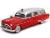 Carsdemetal.es 1952 Packard Henney Ambulance Red-Silver 1:18 Bos-Models 337