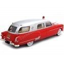 Carsdemetal.es 1952 Packard Henney Ambulance Red-Silver 1:18 Bos-Models 337