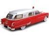 Carsdemetal.es 1952 Packard Henney Ambulance Red-Silver 1:18 Bos-Models 337