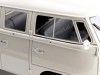 Cochesdemetal.es 1963 Volkswagen T1 DoKa Doble Cabina Con Caja Gris Claro 1:18 Premium ClassiXXs PCL30080