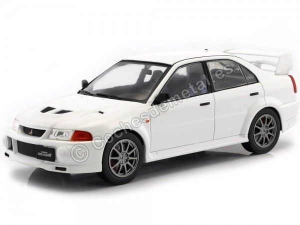 Cochesdemetal.es 1998 Mitsubishi Lancer RS ​​Evolution VI Blanco 1:18 Modèles Ixo 18CMC013