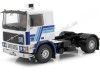 Cochesdemetal.es 1977 Camion Volvo F1220 Dos Ejes White-Blue 1:18 Road Kings 180033