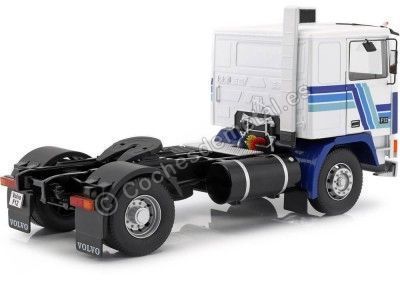 1977 Camion Volvo F1220 Dos Ejes White-Blue 1:18 Road Kings 180033 Cochesdemetal.es 2