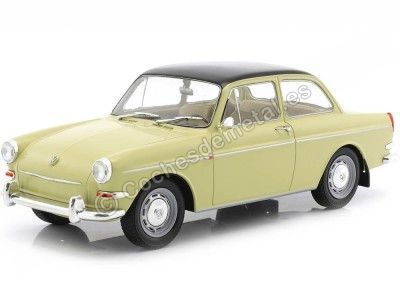 Cochesdemetal.es 1963 Volkswagen 1500 S (Type 3) Beige/Negro 1:18 MC Group 18089