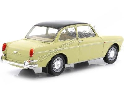 Carsdemetal.es 1963 Volkswagen 1500 s (tipo 3) bege/preto 1:18 MC Grupo 18089 2