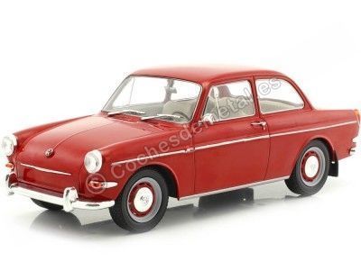 1963 Volkswagen 1500 S (Type 3) Rojo Oscuro 1:18 MC Group 18090 Cochesdemetal.es