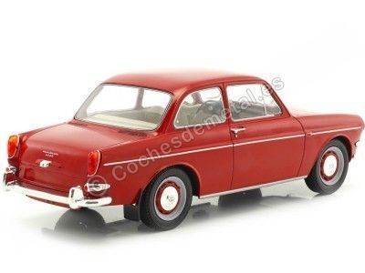 1963 Volkswagen 1500 S (Type 3) Rojo Oscuro 1:18 MC Group 18090 Cochesdemetal.es 2