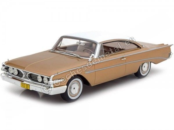 Cochesdemetal.es 1960 Ford Edsel Ranger Hard Top Metallic Beige 1:18 BOS Modelos 386