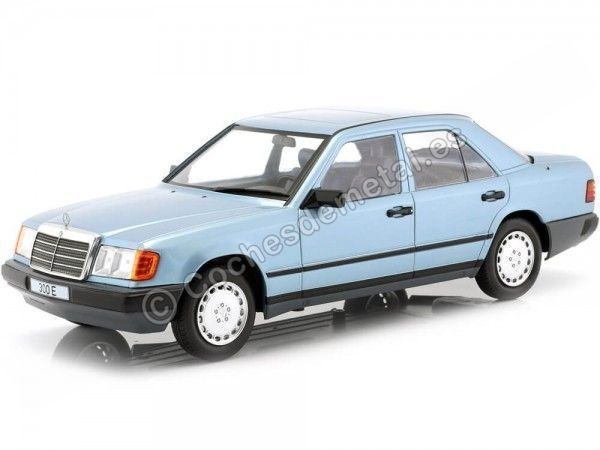 Cochesdemetal.es 1984 Mercedes-Benz 300E Limousine W124 Metallic Blue 1:18 MC Group 18099