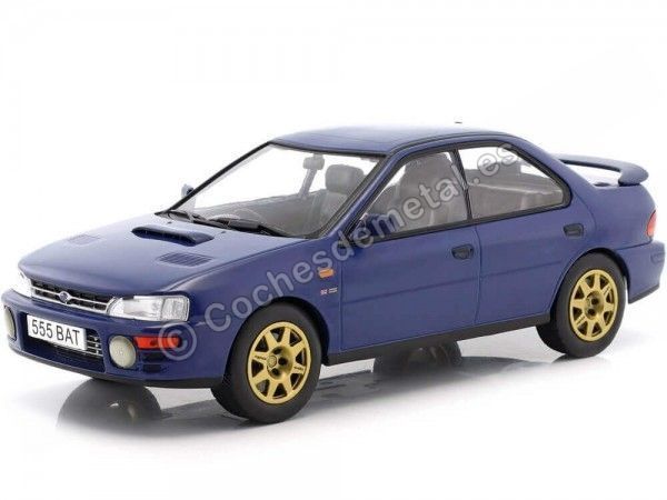 Cochesdemetal.es 1995 Subaru Impreza WRX RHD AZUL 1:18 Modèles Ixo 18CMC002