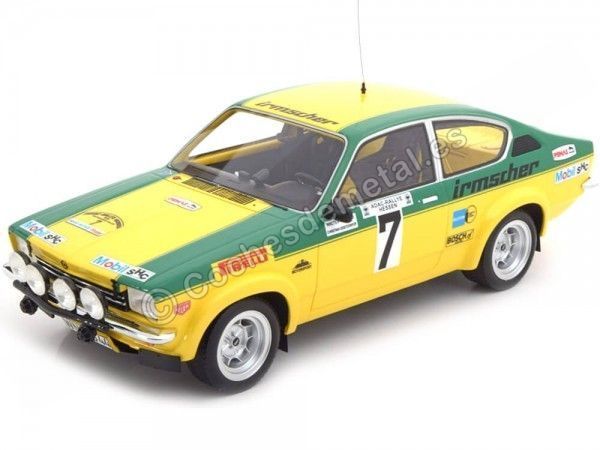Carsdemetal.es 1976 Opel Kadett C gt/e rally hessen 7 smolej-geistdorfer 1:18 bos-models 330