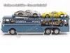 Cochesdemetal.es 1966 Fiat Bartoletti 306/2 Racing transporter Shelby Cobra Alan Mann Racing Ltd 1:18 Norev 187700