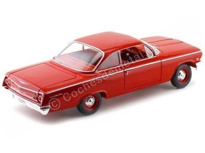 1962 Chevrolet Bel Air Rojo 1:18 Maisto 31641 Cochesdemetal.es 2