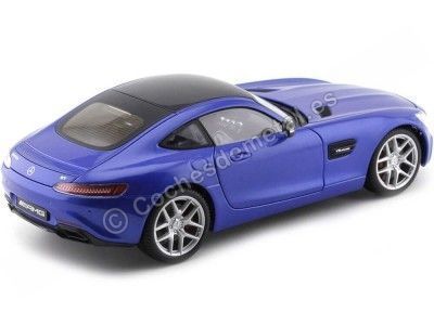 Carsdemetal.es 2015 Mercedes-Benz AMG GT V8 C190 Turbo Blue 1:18 MAISTO Exclusivo 38131 2
