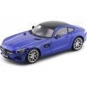 Carsdemetal.es 2015 Mercedes-Benz AMG GT V8 C190 Turbo Blue 1:18 MAISTO Exclusivo 38131