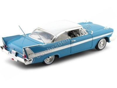 Cochesdemetal.es 1958 Plymouth Fury Azul 1:18 Motor Max 73115 2