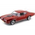 Cochesdemetal.es 1968 Pontiac GTO Royal Bobcat Red-Black 1:18 Auto World AMM1153