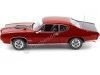 Carsdemetal.es 1968 Pontiac GTO Royal Bobcat vermelho-preto 1:18 Auto World AMM1153