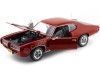 Carsdemetal.es 1968 Pontiac GTO Royal Bobcat vermelho-preto 1:18 Auto World AMM1153