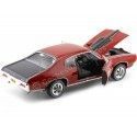 Carsdemetal.es 1968 Pontiac GTO Royal Bobcat vermelho-preto 1:18 Auto World AMM1153
