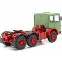 Carsdemetal.es 1972 Caminhão 16304 (F7) Três eixos verdes-vermelho 1:18 ROAD KINGS 180052