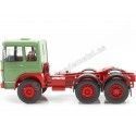 Carsdemetal.es 1972 Caminhão 16304 (F7) Três eixos verdes-vermelho 1:18 ROAD KINGS 180052