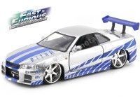 2002 Nissan Skyline GT-R BNR34 "Fast & Furious" 1:24 Jada Toys 97158