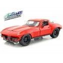 Cochesdemetal.es 1965 Chevrolet Corvette Sting Ray "Fast & Furious" 1:24 Jada Toys 98298 253203010