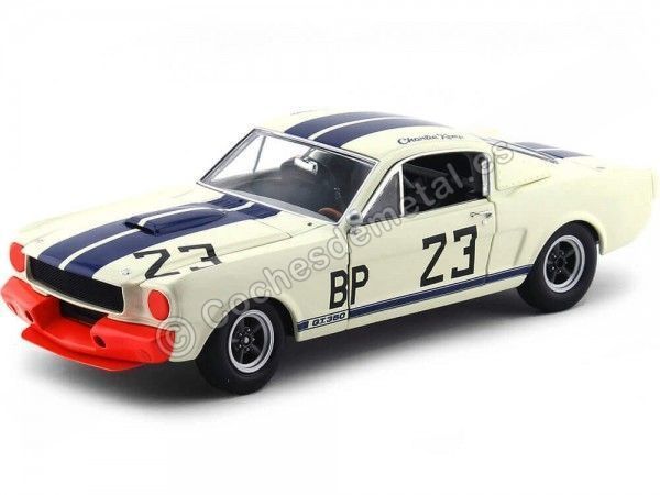 Cochesdemetal.es 1965 Shelby GT350-R "23 Charlie Kemp" 1:18 ACME GMP A1801812