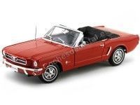 1964 Ford Mustang 1-2 Cabrio Rojo 1:18 Welly 12519