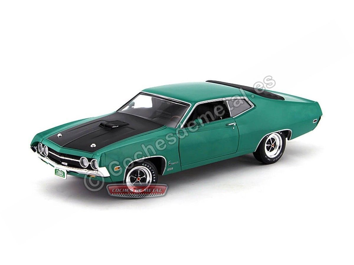 1970 Ford Torino Cobra Jet 429 Verde 1:18 Auto World AMM1018