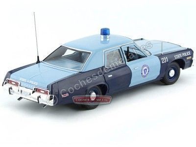 Cochesdemetal.es 1974 Dodge Monaco "Policia Estado de Massachusetts" 1:18 Auto World AMM1023 2