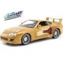 Cochesdemetal.es 1995 Toyota Supra Slap Jack "Fast & Furious" Gold 1:24 Jada Toys 99540 253203015