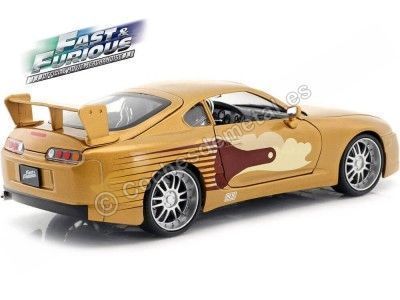 Cochesdemetal.es 1995 Toyota Supra Slap Jack "Fast & Furious" Gold 1:24 Jada Toys 99540 253203015 2