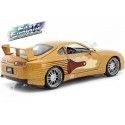 Cochesdemetal.es 1995 Toyota Supra Slap Jack "Fast & Furious" Gold 1:24 Jada Toys 99540 253203015