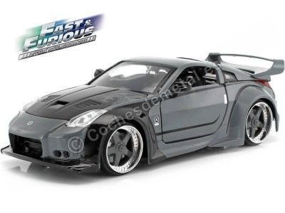 Carsdemetal.es 2003 Nissan 350Z "Fast & Furious" Chacoal Gray 1:24 Jada Toys 253203006 97172