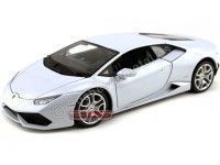 2014 Lamborghini Huracan LP610-4 White-Blue 1:18 Bburago 11038