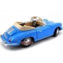 Cochesdemetal.es 1961 Porsche 356B Cabriolet Azul 1:18 Bburago 12025