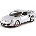 Cochesdemetal.es 1999 Porsche 911 (966) Turbo Gris Metalizado 1:18 Bburago 12030
