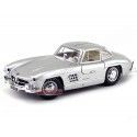 Cochesdemetal.es 1954 Mercedes-Benz 300 SL (W198) "Alas de Gaviota" Gris 1:18 Bburago 12047